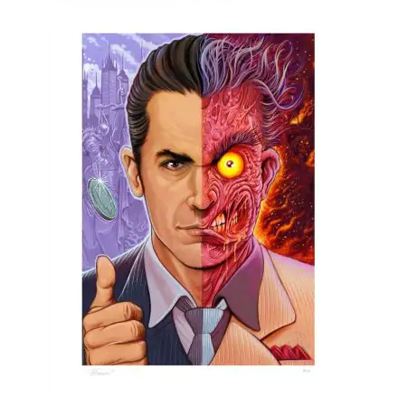 DC Comics Art Print Two-Face 46 x 61 cm - keretezetlen vászonkép termékfotó