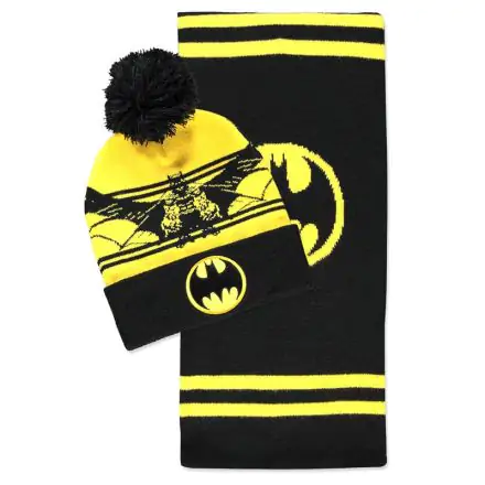DC Comics Batman kötött sapka és sál csomag termékfotó