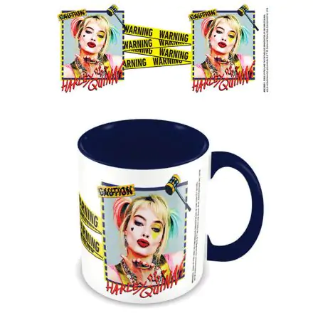 DC Comics Birds of Prey Harley Quinn Figyelmeztetés bögre termékfotó