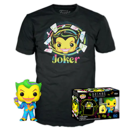 DC Comics Funko POP! Figur & T-Shirt Set Joker Exkluzív termékfotója