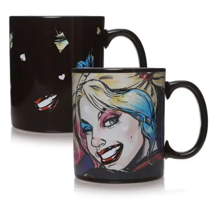DC Comics Harley Quinn hőre változó bögre termékfotó