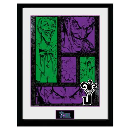 DC Comics Joker Panels bekeretezett poszter termékfotó