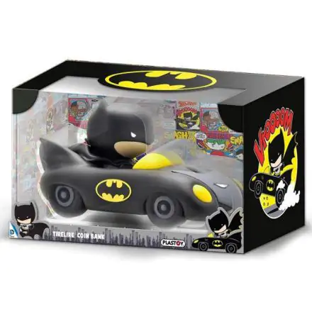DC Comics Justice League Batman Batmobile Chibi persely figura 16cm termékfotó