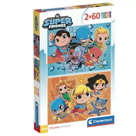 DC Comics puzzle 2x60db-os termékfotó