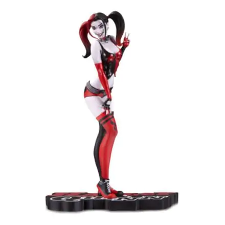 DC Comics Red, White & Black Harley Quinn by Scott Campbell szobor figura 18 cm termékfotó