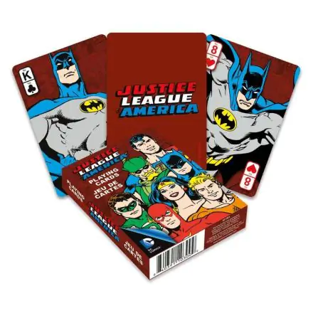 DC Comics Retro Justice League kártyajáték termékfotója