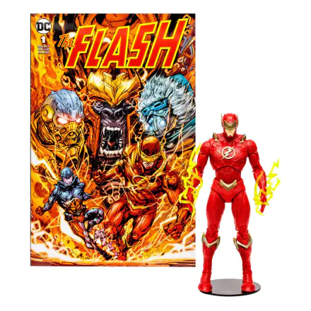 DC Direct Page Punchers The Flash Barry Allen (The Flash Comic) akciófigura 18 cm termékfotó