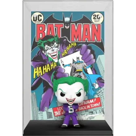 DC Funko POP! Comic Cover Vinyl figura Joker- Back in Town 9 cm termékfotója
