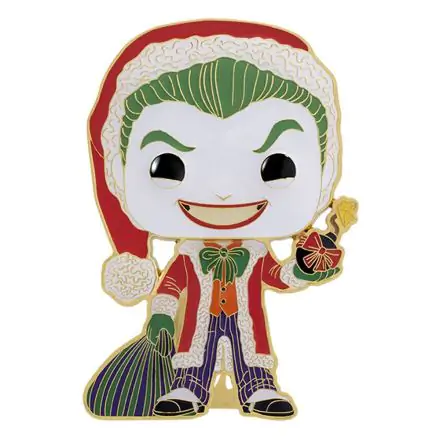 DC Holiday Funko POP! Enamel Pin Joker 10 cm termékfotó
