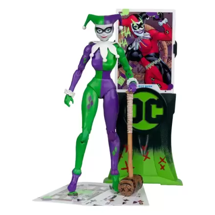 DC Multiverse Action Figure Harley Quinn (DC Classic) Jokerized (Gold Label) 18 cm termékfotója