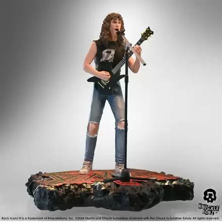 Death Rock Iconz Chuck Schuldiner II szobor figura 22 cm termékfotója