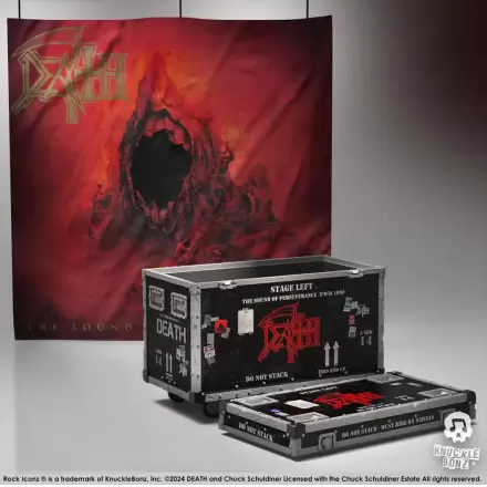 Death Rock Ikonz On Tour Road Case + Stage Backdrop Set The Sound of Perseverance Tour szobor figura 1998 termékfotó