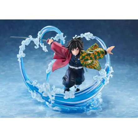 Demon Slayer: Kimetsu no Yaiba 1/8 Giyu Tomioka szobor figura 22 cm termékfotó