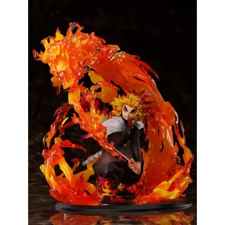 Demon Slayer: Kimetsu no Yaiba 1/8 Kyojuro Rengoku szobor figura 26 cm termékfotója