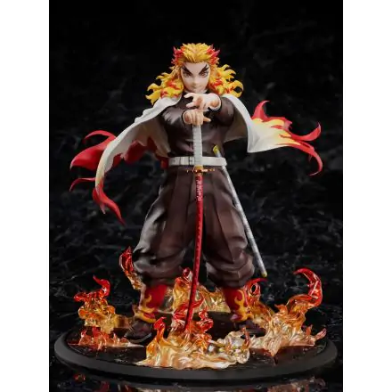 Demon Slayer: Kimetsu no Yaiba 1/8 Mugen Train Kyojuro Rengoku szobor figura 20 cm termékfotó