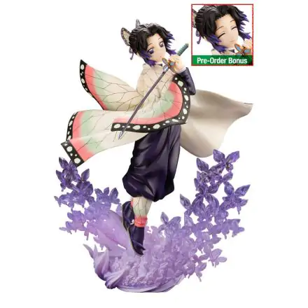 Demon Slayer: Kimetsu no Yaiba ARTFXJ 1/8 Shinobu Kocho Edition szobor figura 25 cm termékfotó