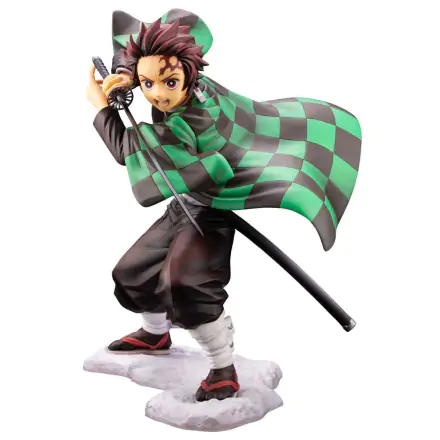 Demon Slayer: Kimetsu no Yaiba ARTFXJ 1/8 Tanjiro Kamado szobor figura 18 cm termékfotó