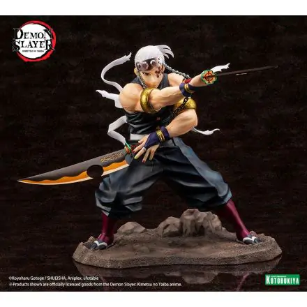 Demon Slayer: Kimetsu no Yaiba ARTFXJ 1/8 Tengen Uzui Regular Edition szobor figura 23 cm termékfotója