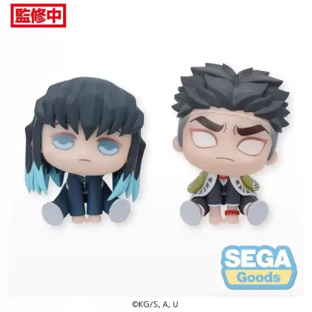 Demon Slayer: Kimetsu no Yaiba Chubby Collection Muichiro Tokito & Gyomei Himejimae PVC szobor figura 6 cm termékfotó