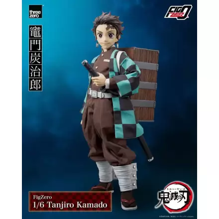 Demon Slayer Kimetsu no Yaiba FigZero 1/6 Tanjiro Kamado akciófigura 27 cm termékfotója