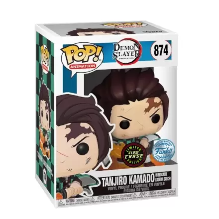 Demon Slayer: Kimetsu no Yaiba Funko POP! Animation Figura Tanjiro 9cm Chase (Glow) termékfotó