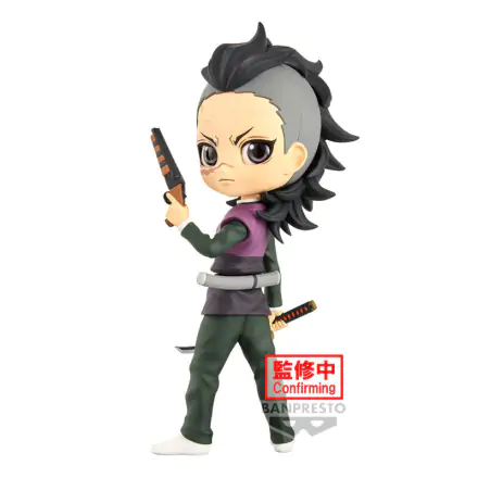 Demon Slayer Kimetsu no Yaiba Genya Shinazugawa Q posket figura 14cm termékfotója