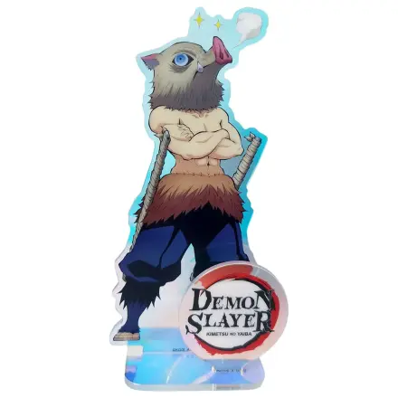 Demon Slayer: Kimetsu no Yaiba Inosuke Holographic akril figura 16 cm  termékfotó