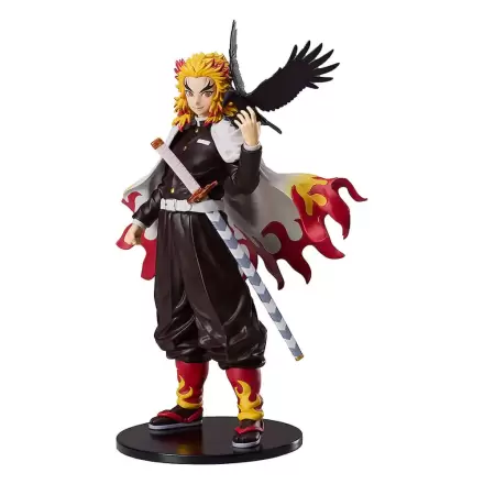 Demon Slayer: Kimetsu no Yaiba Kyojuro Rengoku Flame Hashira szobor figura 20 cm termékfotó