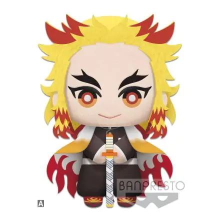 Demon Slayer Kimetsu no Yaiba Kyojuro Rengoku plüss figura 15 cm termékfotó