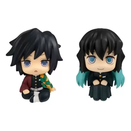 Demon Slayer: Kimetsu no Yaiba Look Up Giyu Tomioka Stupefied face Ver. & Muichiro Tokito Smile face Ver. PVC szobor figurák 11 cm (with gift) termékfotó