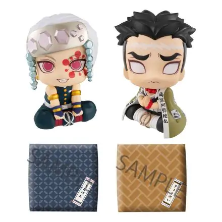 Demon Slayer Kimetsu no Yaiba Look Up Tengen Uzui & Gyomei Himejima LTD Ver. PVC szobor figura csomag 11 cm termékfotó
