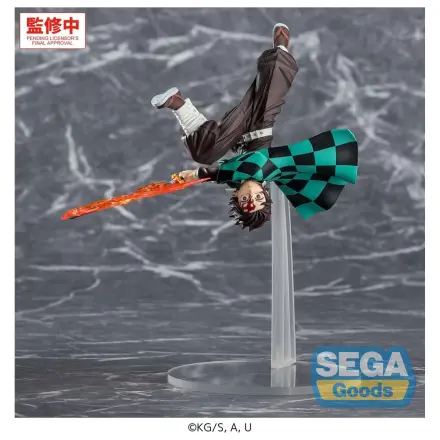 Demon Slayer: Kimetsu no Yaiba Luminasta Tanjiro Kamado Hinokami Kagura Setting Sun Transformation PVC figura 15 cm termékfotó