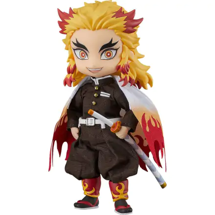 Demon Slayer: Kimetsu no Yaiba Nendoroid Doll figura Kyojuro Rengoku 10 cm termékfotója