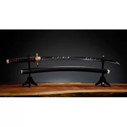 Demon Slayer: Kimetsu no Yaiba Proplica replika 1/1 Nichirin Sword (Tanjiro Kamado) Kyojuro Rengoku´s Sword Gueard Ver. 88 cm termékfotója