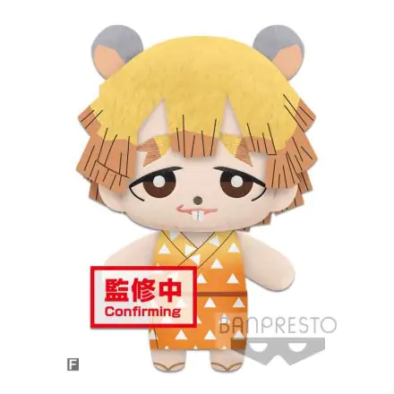 Demon Slayer Kimetsu no Yaiba Squirrel Zenitsu plüss figura 15 cm termékfotó