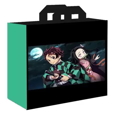 Demon Slayer: Kimetsu no Yaiba Tanjiro & Nezuko Black bevásárlótáska termékfotó