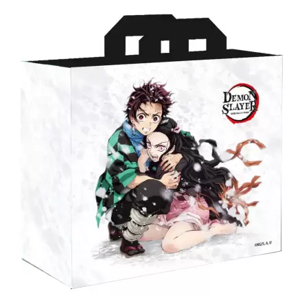 Demon Slayer: Kimetsu no Yaiba Tanjiro & Nezuko White bevásárlótáska termékfotó