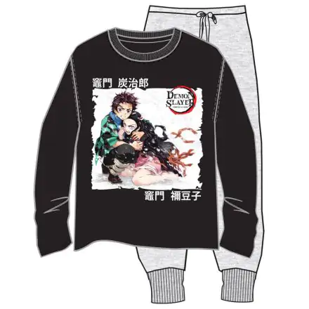 Demon Slayer Kimetsu No Yaiba Tanjiro and Nezuko felnőtt pizsama termékfotó