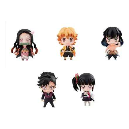 Demon Slayer: Kimetsu no Yaiba Trading Sailor Tanjiro & Friends Mascot 5 darabos figura csomag 5 cm termékfotó