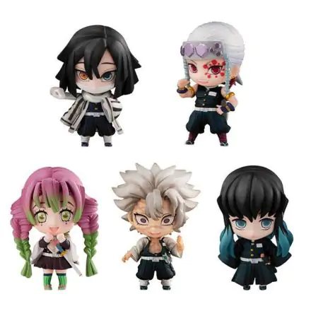 Demon Slayer: Kimetsu no Yaiba Trading Sailor Tanjiro & The Hashira Mascot Set B 5 darabos figura csomag 5 cm termékfotója