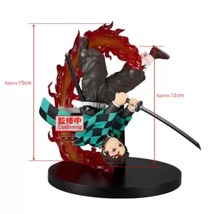 Demon Slayer Kimetsu no Yaiba Vibration Stars Tanjiro Kamado figura 15cm termékfotója