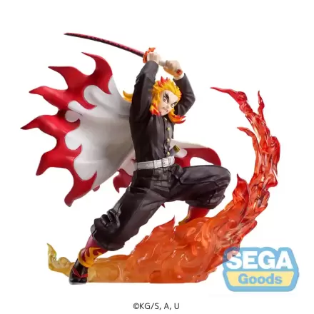 Demon Slayer: Kimetsu no Yaiba Xross Link Anime Kyojuro Rengoku PVC szobor figura 15 cm  termékfotó