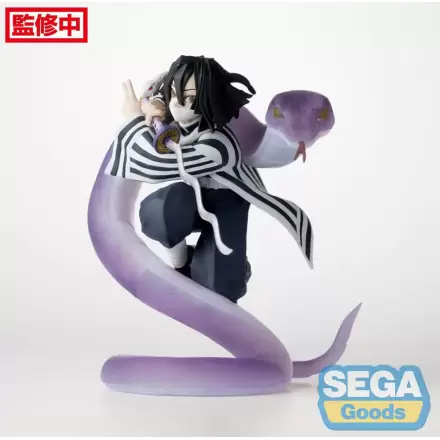 Demon Slayer: Kimetsu no Yaiba Xross Link Anime Obanai Iguro Hashira Training Arc PVC szobor figura 14 cm termékfotója