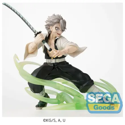 Demon Slayer: Kimetsu no Yaiba Xross Link Anime Sanemi Shinazugawa Hashira Training Arc PVC szobor figura 12 cm termékfotó