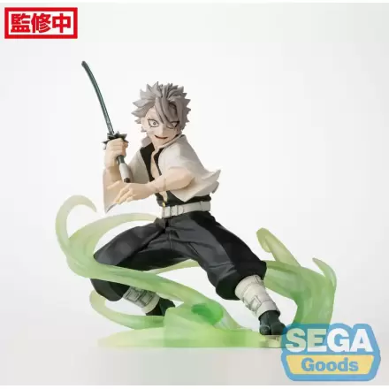 Demon Slayer: Kimetsu no Yaiba Xross Link Anime Sanemi Shinazugawa Hashira Training Arc PVC szobor figura 12 cm termékfotója