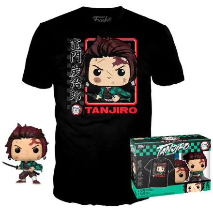 Demon Slayer Kitmesu no Yaiba Funko POP figura és póló csomag Tanjiro termékfotó