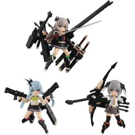 Desktop Army Weapon High School Girl Team 1 figura csomag 8cm termékfotó