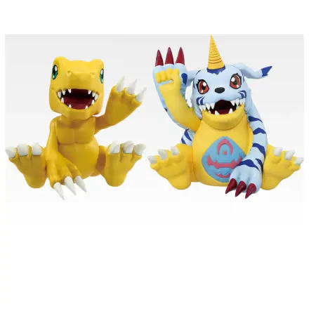 Digimon Adventure Clash of Light and Darkness Agumon & Gabumon Ichibansho figura 7cm termékfotó
