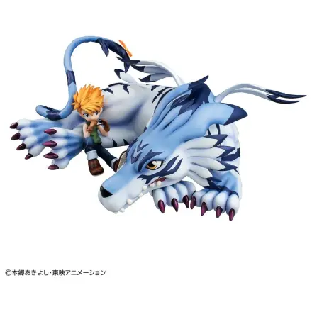Digimon Adventure G.E.M. Series PVC figura Garurumon & Ishida Yamato 25 cm (Repeat) termékfotó