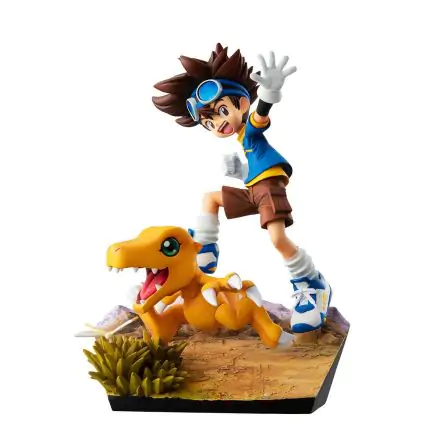 Digimon Adventure G.E.M. Series Taichi Yagami & Agumon 20th Anniversary PVC szobor figura 12 cm termékfotó